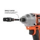 thumbnail image 4 of Juego de Adaptadores de Dados Klein Tools 65813SW de Impacto con Giro de 20°, 4 of 5