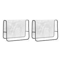 Magideal - Juego De 2 Fundas Para Sillas De Peluquería, Funda Trasera Para Silla De Peluquería, Impermeable, Fácil De Limpiar, Protector Reforzado Para La Mayorí