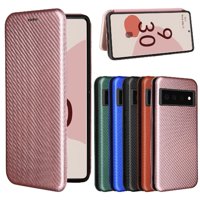Funda Flip Para Foxdock Google Pixel 6 Pro - Funda Magnética De Negocios, Funda Protectora Delgada
