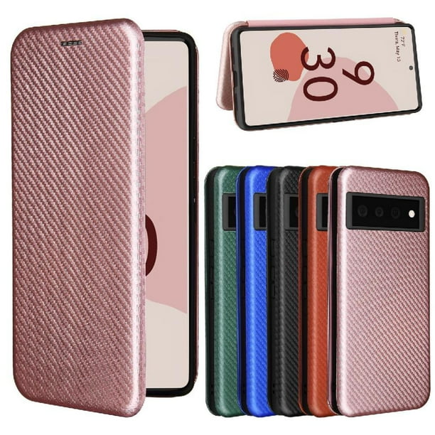 Funda Flip para FOXDOCK Google Pixel 6 Pro - Funda magnética de negocios, funda protectora delgada