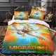 thumbnail image 1 of Transition Bedding Set Duvet Cover No Filler Pillow Cases3-Piece Bedding Set (1 Duvet Cover + 2 Pillow Shams), 1 of 4