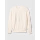 thumbnail image 3 of Sudadera GAP Logo Fleece Crew para hombre Ivory Frost XXL, 3 of 3