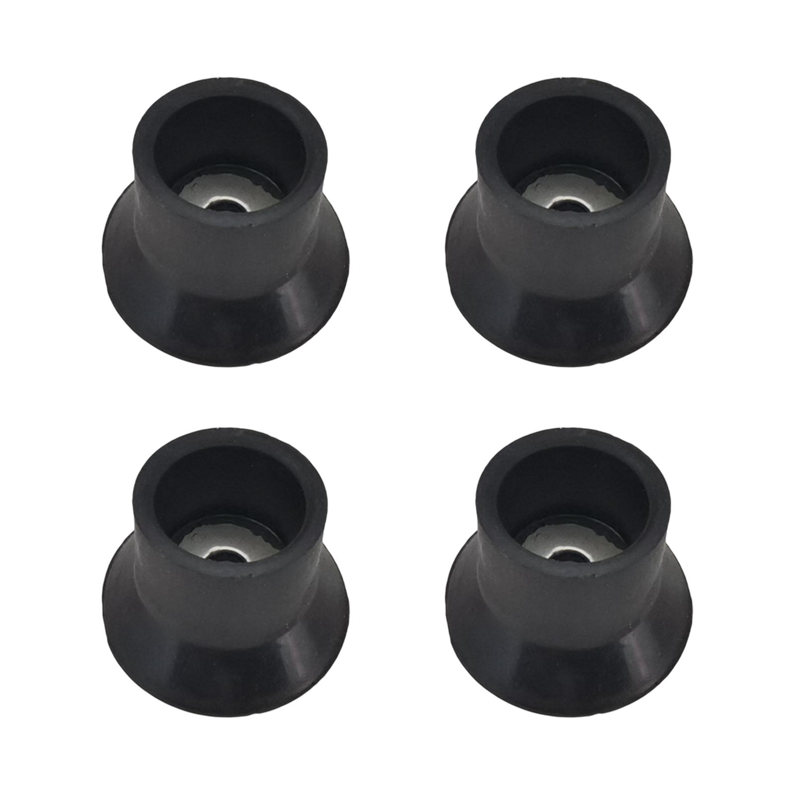 Ioensy - 4X Fundas Para Patas De Trampolín, Antideslizantes, Para Patas, Pedestales, Cama De Salto, Cubierta Para Tubería, Tamaño S