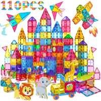 Set De Construcción De Azulejos Magnéticos Jasonwell Con Figuras De Animales De Más De 3 Años