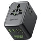 thumbnail image 1 of Adaptador de viaje EPICKA Pulse Duo 65W PD QC 3.0 negro, 1 of 8