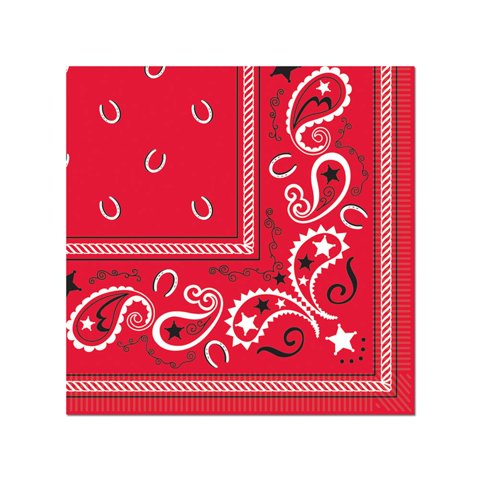 Servilletas Para Bebidas Beistle Bandana Vaquera 2 Capas