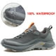 thumbnail image 2 of Zapatillas de senderismo HUMTTO para hombre, todo terreno, impermeables, talla 13, color gris, 2 of 3