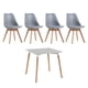 thumbnail image 4 of Juego De Comedor Cuadrado Con 4 Sillas Eames Gris, 4 of 4