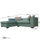 thumbnail image 4 of Seccional Valencia Chenille Tipo Lino Verde 3 Cuerpos, 4 of 4