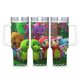 thumbnail image 1 of Wonderoos Vaso aislado de acero inoxidable con asa, diseño temático, regalo para familia, amigos y fans; incluye pajita y encaja en el portavasos estándar, 40 oz, 1 of 6