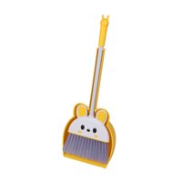 Bothyi - Juego De Mini Escoba Y Recogedor Para Niños Pequeños Juego De Escoba Para Preescolar De 3 A 6 Años Amarillo