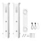 thumbnail image 4 of Soporte Para Ca?a De Pescar De 2 Tubos, Soporte Portátil Resistente Para Ca?a De Pescar Con 2 Estantes Para Remolque, Blanco, 4 of 5