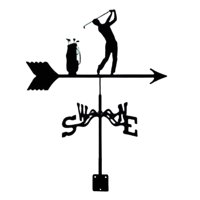 Magideal - Veleta Meteorológica Para Techo, Veleta Meteorológica Para Exteriores, Indicador De Dirección Del Viento Para Decoración De Jardín Jugar Al Golf