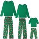 thumbnail image 1 of INSPIRE CHIC Pijamas de Navidad Santa Ropa de Casa Manga Larga Tops y Pantalones Conjunto de Pijamas Familiar ["Hombres"] L Verde, 1 of 4