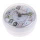 thumbnail image 3 of Reloj De Pared Impermeable Para Ducha Y Ba?o Con Ventosa, Color Blanco, 3 of 3