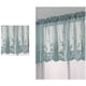 thumbnail image 4 of Xiao Hua Cortina de Encaje con Bordado de Flores, Cortina Corta Translúcida con Hilo de Encaje, Adecuada para Decoración de Dormitorio y Cocina, Azul, 1 Pieza, 29.13 x 24.02 Pulgadas, 4 of 4