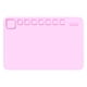 thumbnail image 5 of Alfombrilla De Silicona Para Manualidades, Alfombrilla Multiusos, Antiadherente, Para Acuarelas, Para Pintar, Jugar, Rosa, 5 of 5