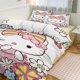 thumbnail image 1 of Hello Kitty Print Bedding Set Pattern Duvet Cove Set 3 Pieces 1 Quilt Cover And 2 Pillowcases for Women Men Teens, 1 of 5