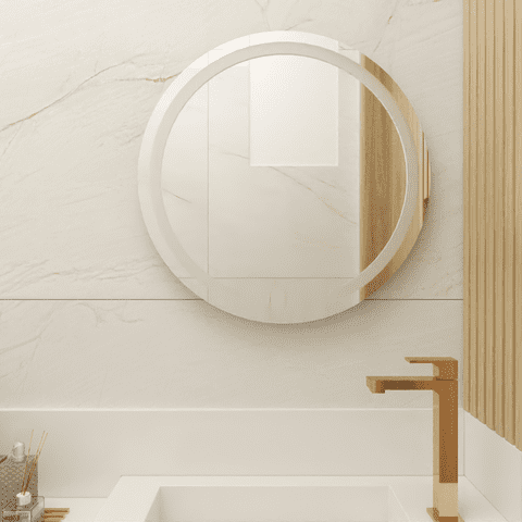 Fmfurniture - Espejo Ovalle Circular Fm-012 60X60X1,9