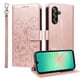 thumbnail image 1 of Funda Cartera para Samsung Galaxy A17 Perro Cachorro Grabado con Tarjetas Soporte Correa Rosa, 1 of 6