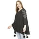 thumbnail image 2 of Poncho Po037 Negro Mujer, 2 of 3