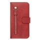 thumbnail image 2 of Funda con Cremallera para iPhone SE 2020/8/7, Carcasa Cartera de Cuero PU con Soporte y Tarjetero, 2 of 6