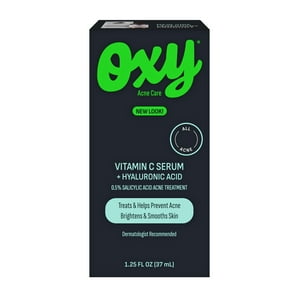 Suero Oxy Vitamina C + Ácido Hialurónico Para El Cuidado Del Acné Facial