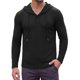 thumbnail image 1 of INSPIRE CHIC Sudadera con Capucha Texturizada para Hombre de Manga Larga Pullover Suéter Casual Hoodies L Negro, 1 of 6