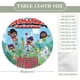 thumbnail image 2 of ¡Presiona inicio!-theme Fitted Round Tablecloths Elastic Edged Table Covers Waterproof Table Cloth for Kitchen Holiday Party Tables Decor 120cm, 2 of 6