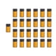 thumbnail image 1 of 25x Viales vacíos con tapón interior Pequeños frascos recargables portátiles a prueba de fugas Botella de aceite esencial para aceites corporales , 2ML, 1 of 5