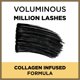 thumbnail image 3 of Máscara L'Oréal Paris Voluminous Million Lashes Blackest Black, 3 of 9