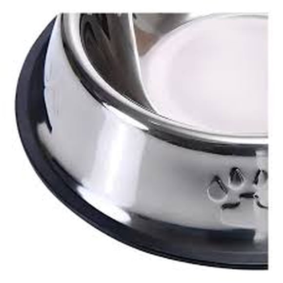 PLATO METALICO 26CM PERRO GATO