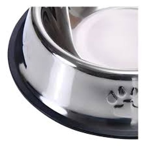 Mm - Plato Metalico 26Cm Perro Gato