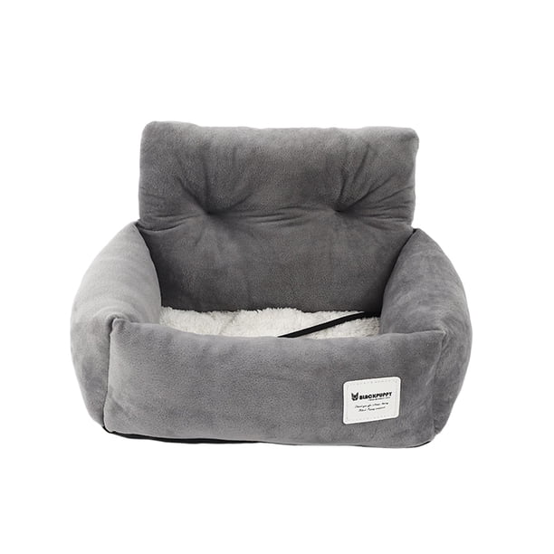 Asiento Elevador para Automóvil para Mascotas Transportín para Perros Y Gatos de Viaje Portátil Instale Fácilmente Accesorios de Tela Suave Y Cálido G 44x35x27cm