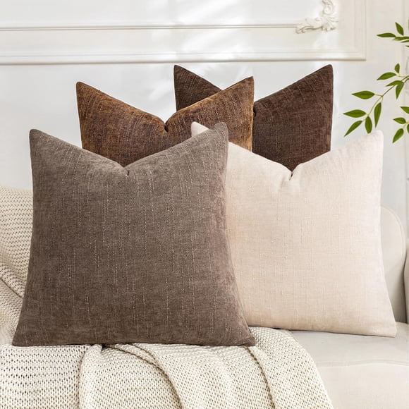 Funda para cojín Cozoomy 46x46 cm Chenille Set 4