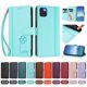 thumbnail image 4 of Funda Cartera Trébol para Samsung Galaxy Note 10 Lite con Ranuras Tarjetas y Carga Inalámbrica Verde menta, 4 of 6