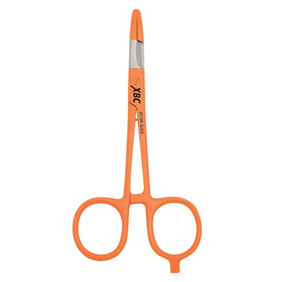 Pinza de tijera Dr. Slick, 5 pulgadas, recta, naranja