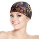 thumbnail image 5 of Lackadaisy Gorro de Natación de Licra, Gorro de Baño de Tela Cómoda, Gorro Elástico Antideslizante para Hombres, Mujeres y Niños, 5 of 6