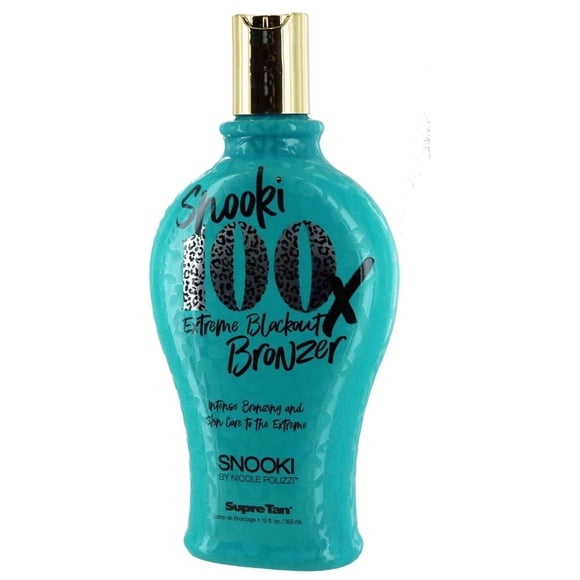 Loción bronceadora Super Snooki 100x Extreme Blackout Bronzer 355ml