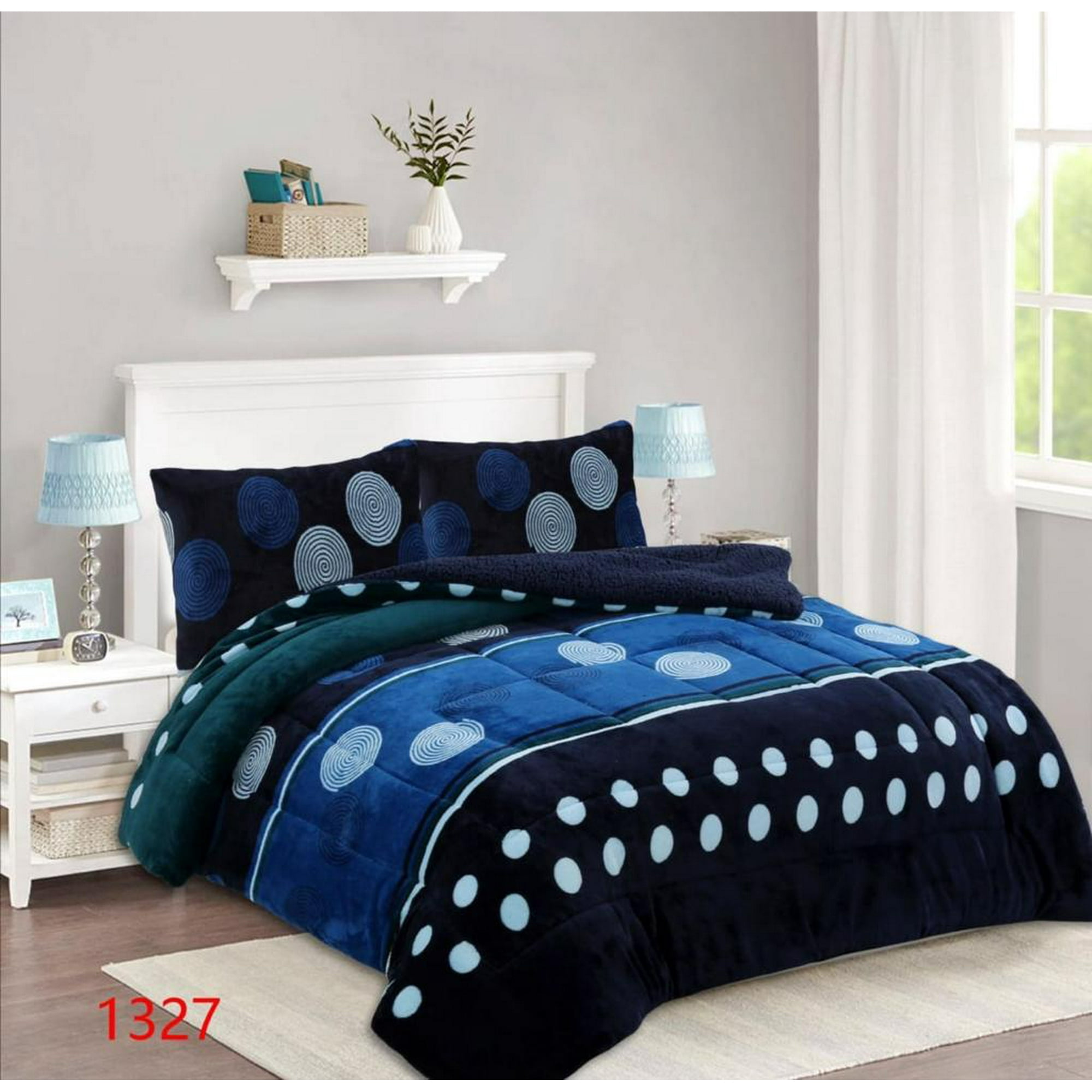 Genérico - Cobertor Chiporro 1 1/2 Plazas - Azul Signal M1327