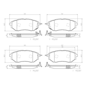 Pastillas Freno Para Auto Comline Cbp31762