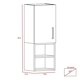 thumbnail image 5 of Botiquín Mueble Auxiliar De Baño Madrid Wengue - Plomo, 5 of 8