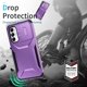 thumbnail image 2 of Funda Resistente para Samsung Galaxy A05s con Tapa Deslizante y Protección Militar Morado, 2 of 6
