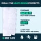 thumbnail image 2 of Drop Cloth Caelum Star Clear para pintor, 12 x 9 pies, paquete de 6, 2 of 6