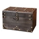 thumbnail image 1 of Caja De Almacenamiento De Diseño Retro, Cofre Del Tesoro De Madera Para Mujer, Novia, Compromiso, Gris, 1 of 3