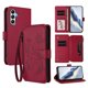 thumbnail image 1 of Funda Cartera Mariposa para [Samsung Galaxy A25 5G] con Soporte y Cremallera Rojo, 1 of 6