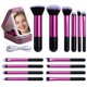 thumbnail image 1 of Brochas de Maquillaje BS-MALL 14 Piezas con Espejo LED y Luz – Color Púrpura, 1 of 6