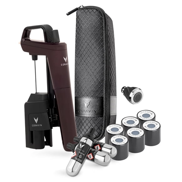 Sistema de Conservación de Vino CORAVIN Timeless Six Plus Rojo