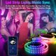 thumbnail image 2 of Tiras de luces LED REEMEER 40 m RGB con sincronización musical y control remoto, 2 of 7