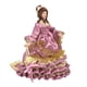 thumbnail image 3 of Casa De Mu?ecas Mu?ecas De Porcelana En Miniatura Dama Victoriana Falda Drapeada Púrpura, 3 of 5